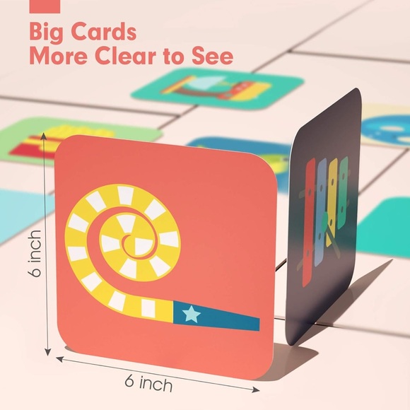 Baby Visual Stimulation Cards Set - Multicolor - Picture 2 of 11